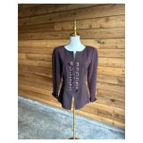 154 VintageRICHARDWARRENBrownTopSz6