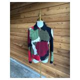 165 STJOHNSportFloralFleeceJacketSzP