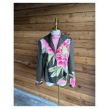 167 LINDAALLARDELLENTRACYFloralJacketDuoSzS4