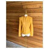7 STJOHNSportMarigoldLeatherJacketNWT915SzP