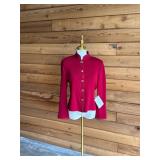 5 STJOHNEveningRedBeadedJacketNWT880Sz4