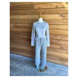 38 STJOHN&NEIMANMARCUSGreyCashmere2pcSzSP