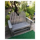 Outdoor Adirondack Glider Bench No. 2 (Molbaks) – $880 Value