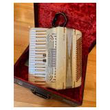 Pollina Accordion – Stunning Gold/White Keys & Collector