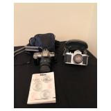 Pair of Vintage 35mm Film Cameras – Pentax and Nikon N65