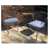 Garden Bistro Set – Wrought Iron Table & Chairs