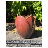 Blossom-Shaped Ceramic Planter – Tulip Motif