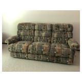 La-Z-Boy Sofa with Dual Built-In Recliners – Plush Three-Seat Comfort