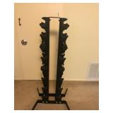 Dumbbell Weight Rack – Includes 5lb & 3lb Neoprene Weights