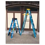Pair of Werner Ladders – Aluminum Step and Extension Styles