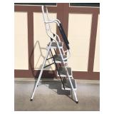 Folding Project Step Ladder – 5-Foot Aluminum Design