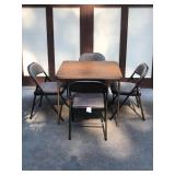 Folding Card Table & Chairs – Ready-to-Go Game Night Ensemble