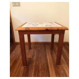 Handmade Table with Tiled Top – Puget Sound-Inspired Art