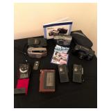 35mm Cameras & Microcassette Recorders