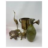 Collection of Brass Figures – Animals & Miniature Objects