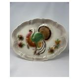 Lane & Co. Van Nuys California Ceramic Turkey Platter
