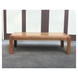 Oak Coffee Table – Solid Wood Living Room Accent