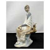 Lladro New Shepherdess Porcelain Figurine – Handcrafted from Spain
