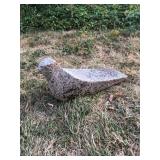 Resting Songbird Garden Statue – Vintage Concrete Serenity