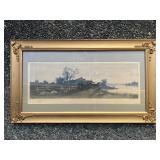 Ernest C. Rost Landscape Etching - Signed in Pencil