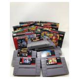Super Nintendo SNES Game Cartridges & Boxes