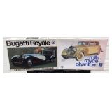 Two 1/16 Scale Model Car Kits