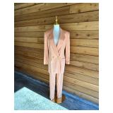 ESCADA Peach Pant Suit- Sz 36* altered