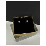 Diamond Stud 14K Gold Earrings