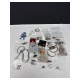 Sterling Jewelry Chains, Pendants, Earrings & more - 300g +