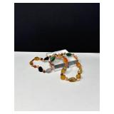 Colorful Polished Precious Stones Necklace