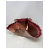 Handcrafted Glass Art Bowl — Jones Glassworks, Signed 2003