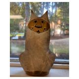 Pauline Pelletier Porcelain Cat Statue – Canadian Studio Art