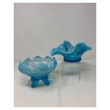 Antique Bonbon Bowls –Dugan Diamond Maple Leaf & Jefferson Footed Dish