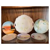 Old World Charm: Vintage Porcelain Plate Collection (6) - Nippon Plus