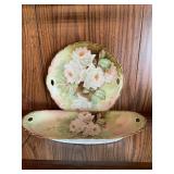 Bridal Rose Bavarian China – Relish Tray & Serving Plate