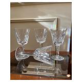 Waterford Lismore Wine Glasses – Set of Four Cut Crystal Stemware