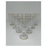 96 Setof10PrincessHouseHeritageCrystalStemwareGlasses