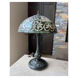 Tiffany-Style Lamp Stained Glass Lamp - Double Bulb
