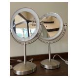Conair Lighted Vanity Mirrors – Double Sided, Satin Nickel