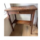 Antique 1900s Mission Arts & Crafts Quarter Sawn Oak Library Table