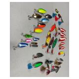 Fishing Lures - Mepps, Rooster Tale, Super Duper, Little Cleo