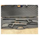 Two Benjamin Trail Air Rifles w/ Case & Simmons Scope