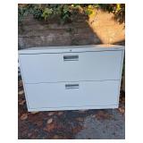 HON Putty Lateral File Cabinet #2 – 2 Drawers