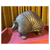 Unique Ceramic Armadillo Marked Calif USA 99