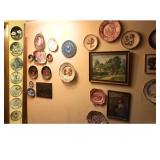 Fairy Themed Decorator Plates, Hummel Plates & More Wall Art