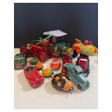 Vintage Tin Vehicles & Wind‑Up Toys