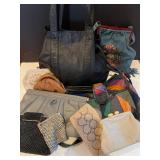 Vintage Leather and Beaded Ladies Handbags - Hobo, Clutch, Flapper