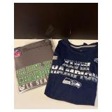 Seahawks Super Bowl XLVIII Championship Short Sleeve Tees - L and XL