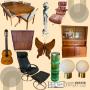 The Sequim Scandinavian Collection Teak, Art, Instruments and Vintage Design