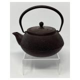 Cast Iron Japanese‑Style Teapot with Textured Surface